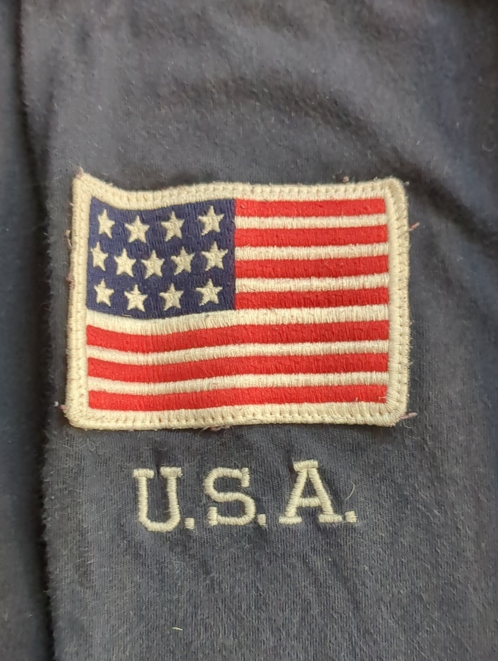 Polo Ralph Lauren Boys USA Flag Long Sleeve Navy Tee Boys XL - Picture 5 of 6